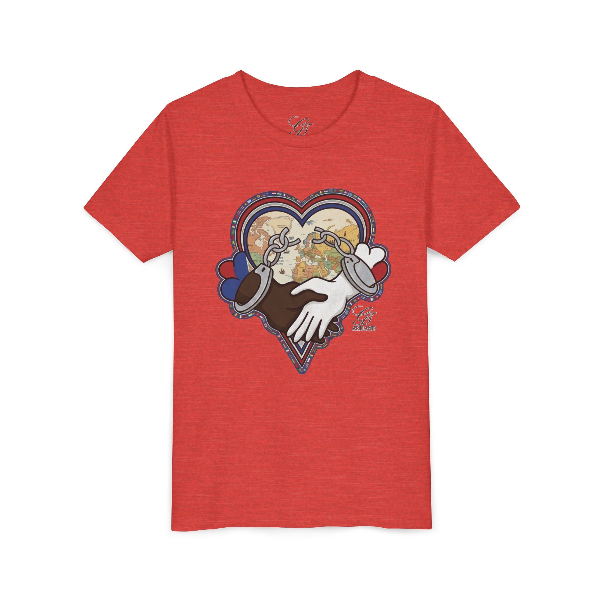 Heart Hands Graphic Tee | Youth Short Sleeve Tee by GT Artland
