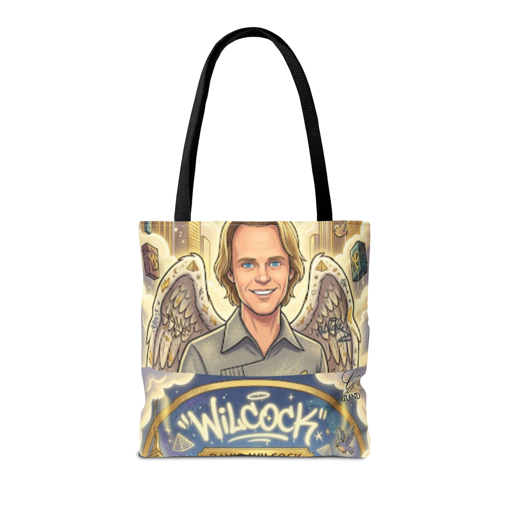 Wilcock Angel Wings Portrait Tote Bag – Illustrated Memorial/Tribute Carryall by GT Artland