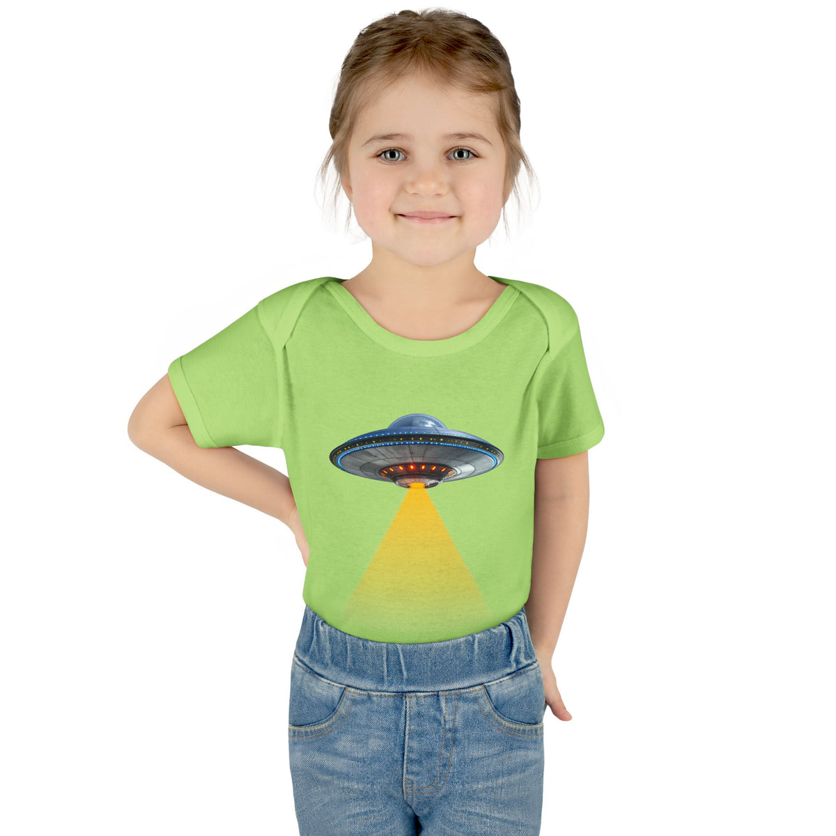 UFO Infant Bodysuit | Cute Alien Spaceship Baby Onesie