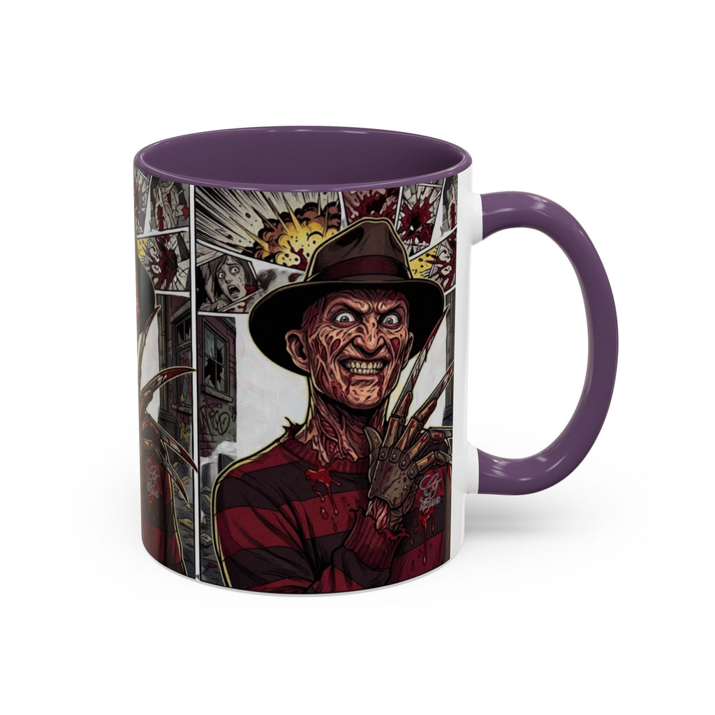 Elm Street Gangsta Horror Illustration COFFEE MUG | Horror Slasher Artwork by GT Artland