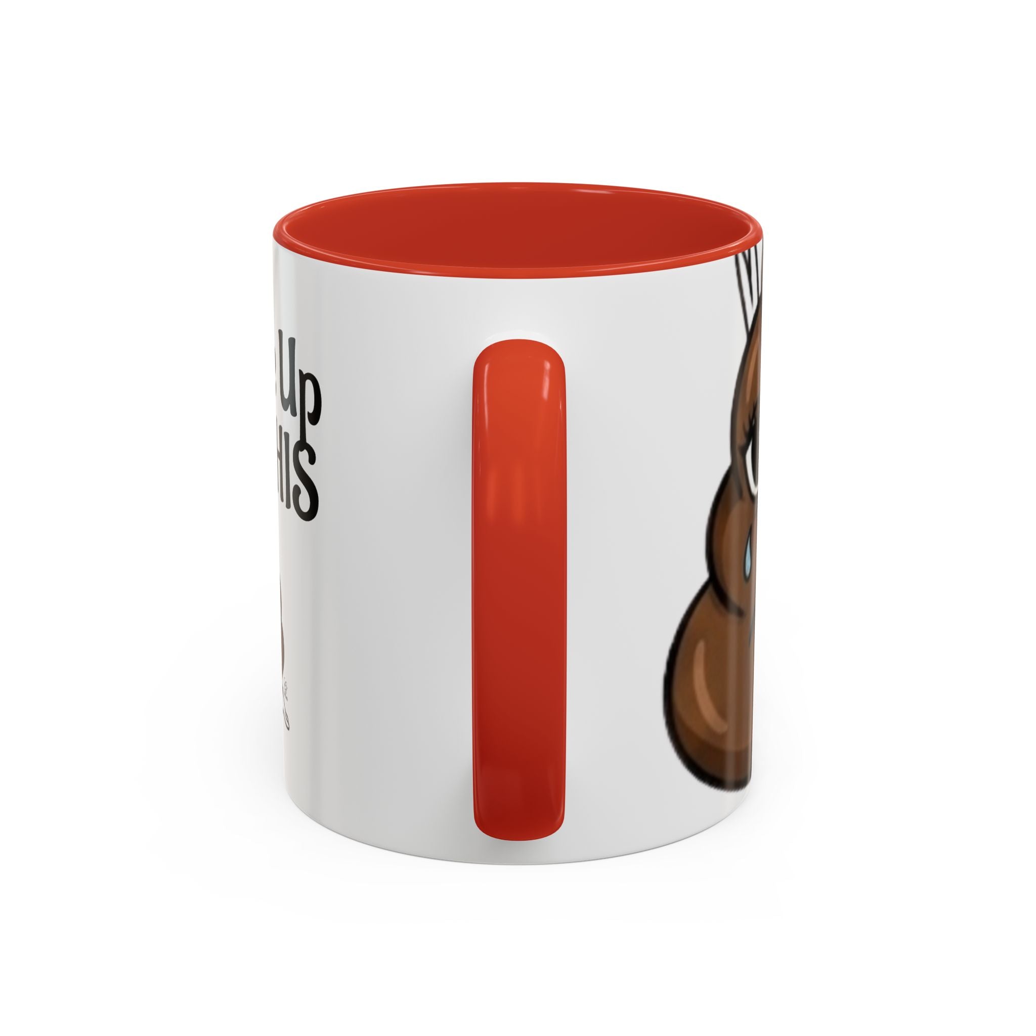 I Woke Up Like This Coffee Mug – Funny Poop Emoji Designer Accent Mug (11/15oz) by GT Artland