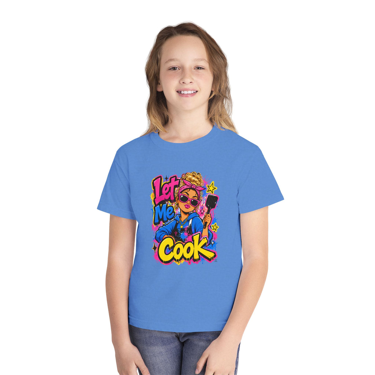 Let Me Cook Chef Girl Youth T-Shirt