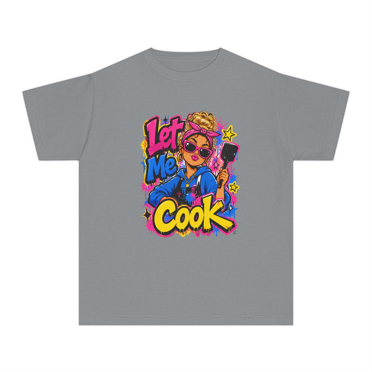 Let Me Cook Chef Girl Youth T-Shirt