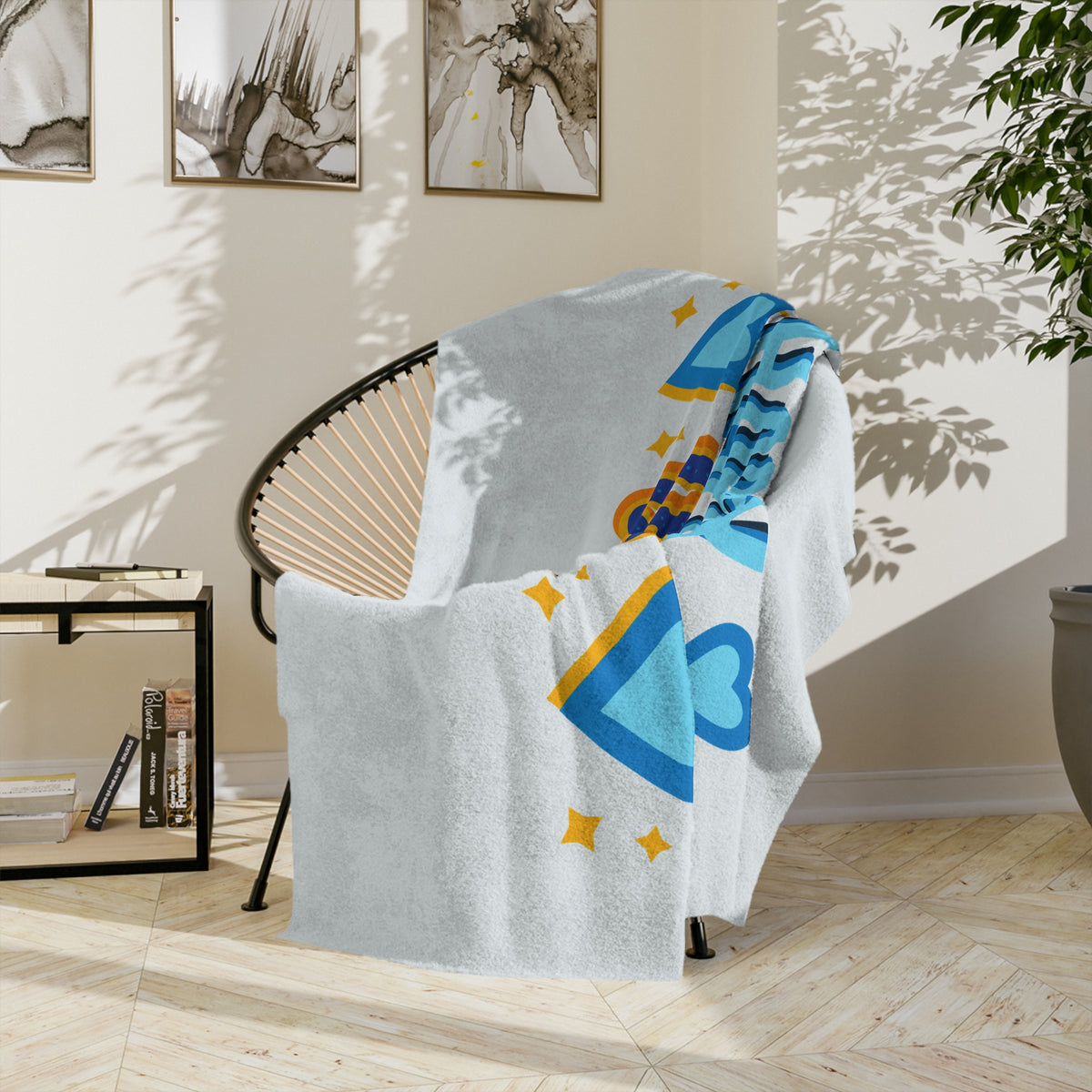 Happy Father's Day Velveteen Blanket Cute Design