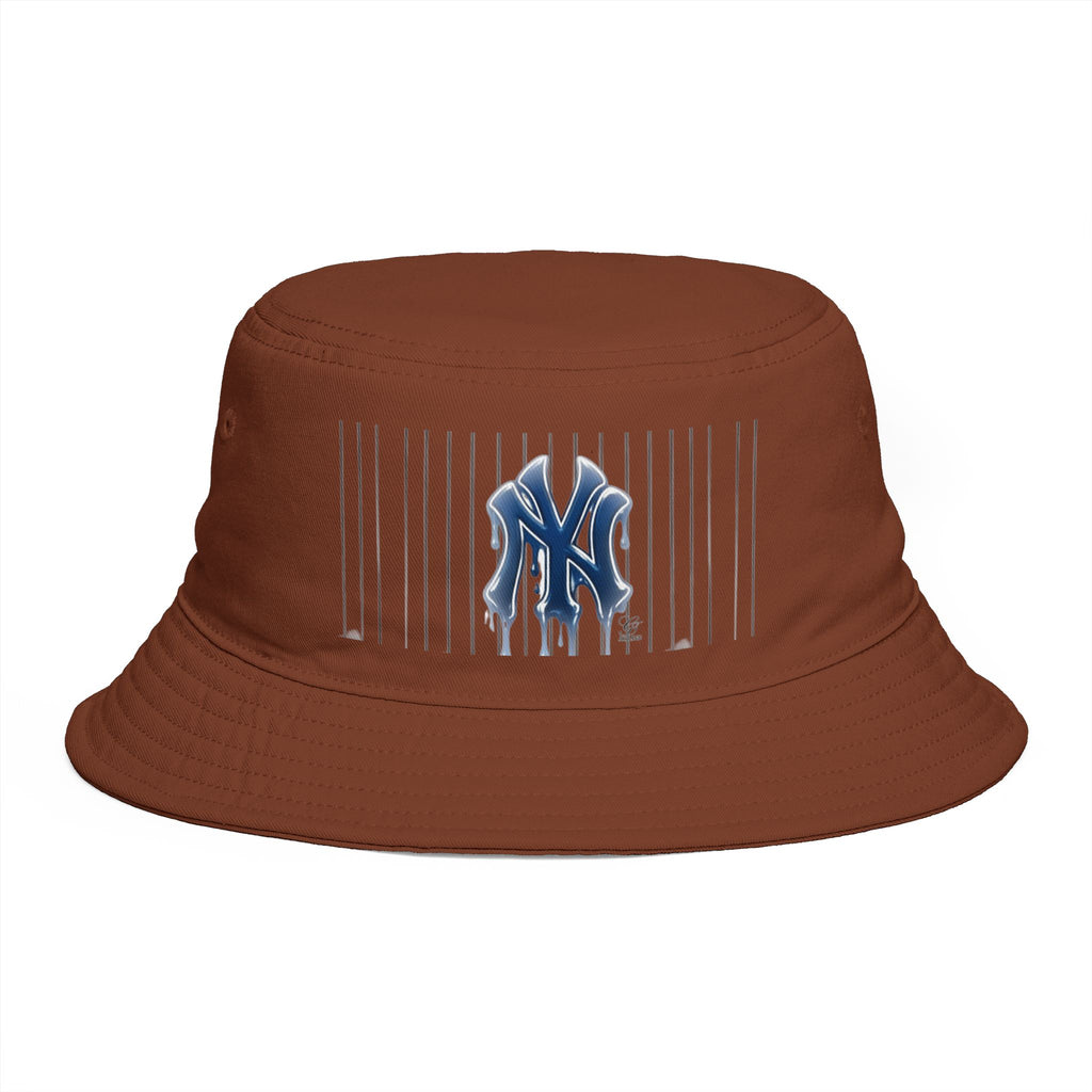 NY Logo Pinstripe Bucket Hat | Baseball Inspired by GT Artland
