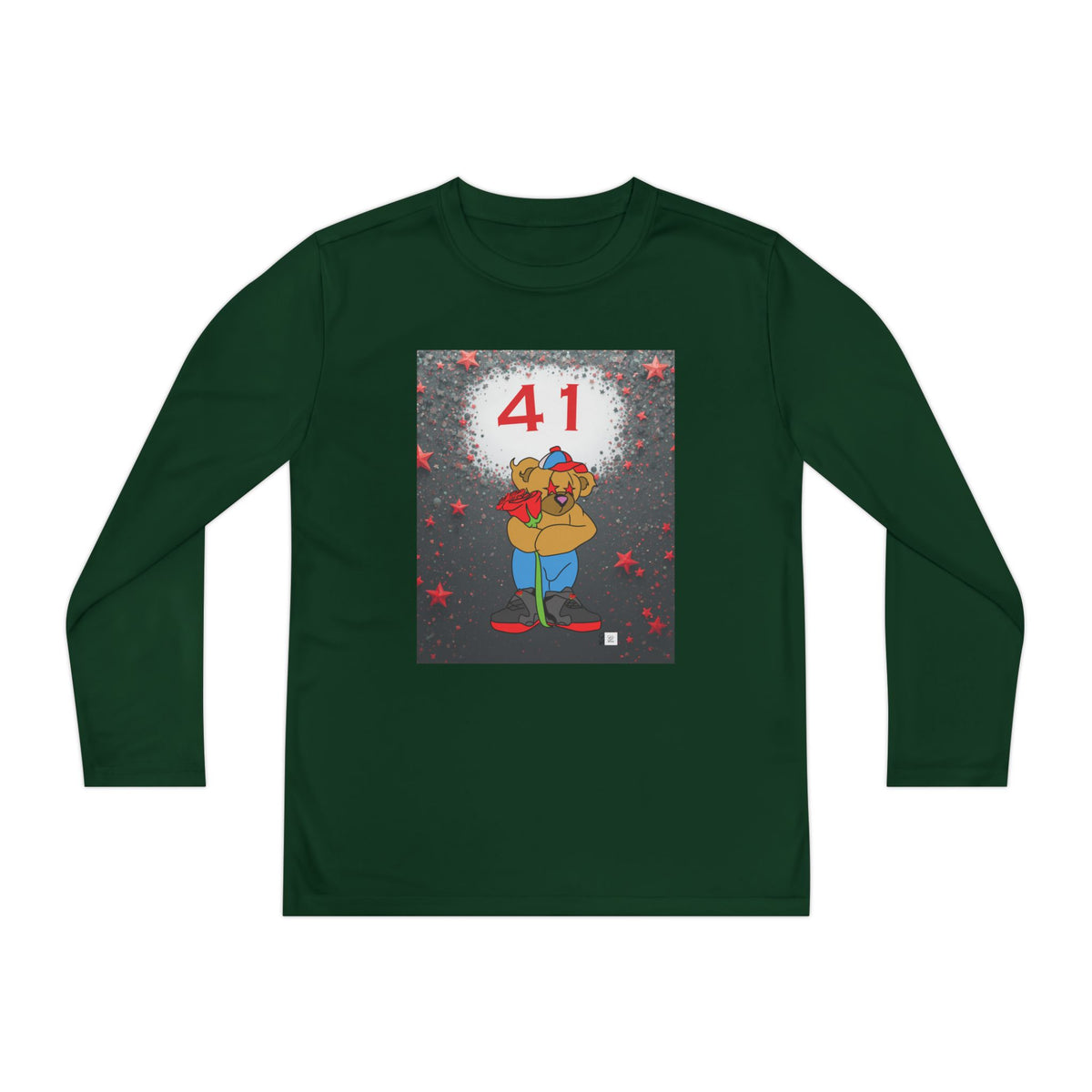 Bear Number 41 Long Sleeve T-Shirt