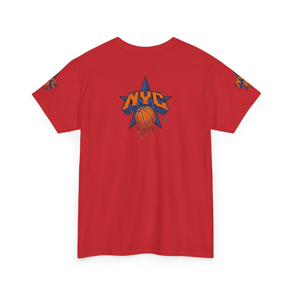 NYC Dripping Basketball Tee | New York City Hoops Shirt by GT Artland