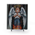 Ebony Angel Shower Curtains