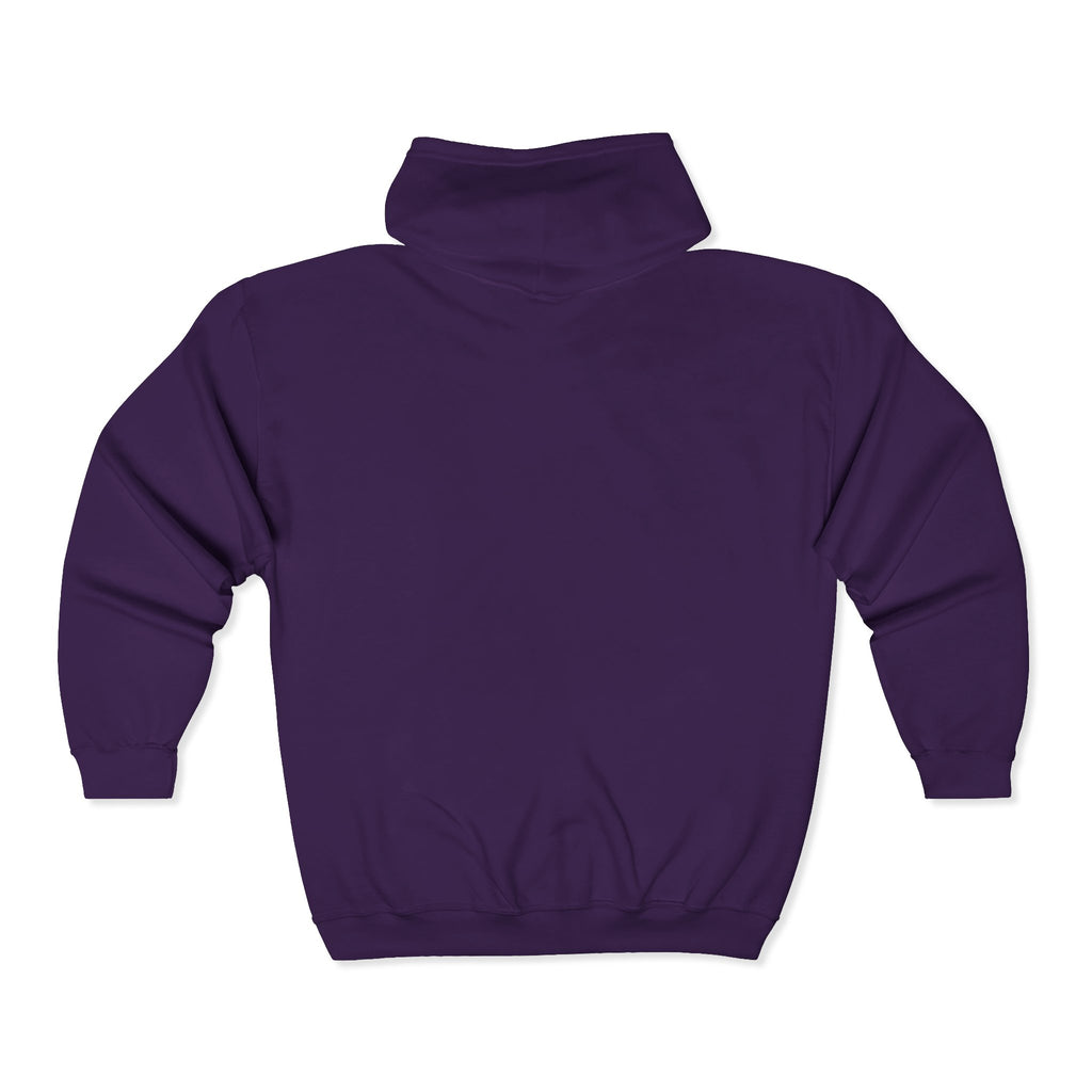 Unisex I LOVE Heavy Blend Full Zip Hooded Sweatshirt Hoodie | Full Zip Sweatshirt