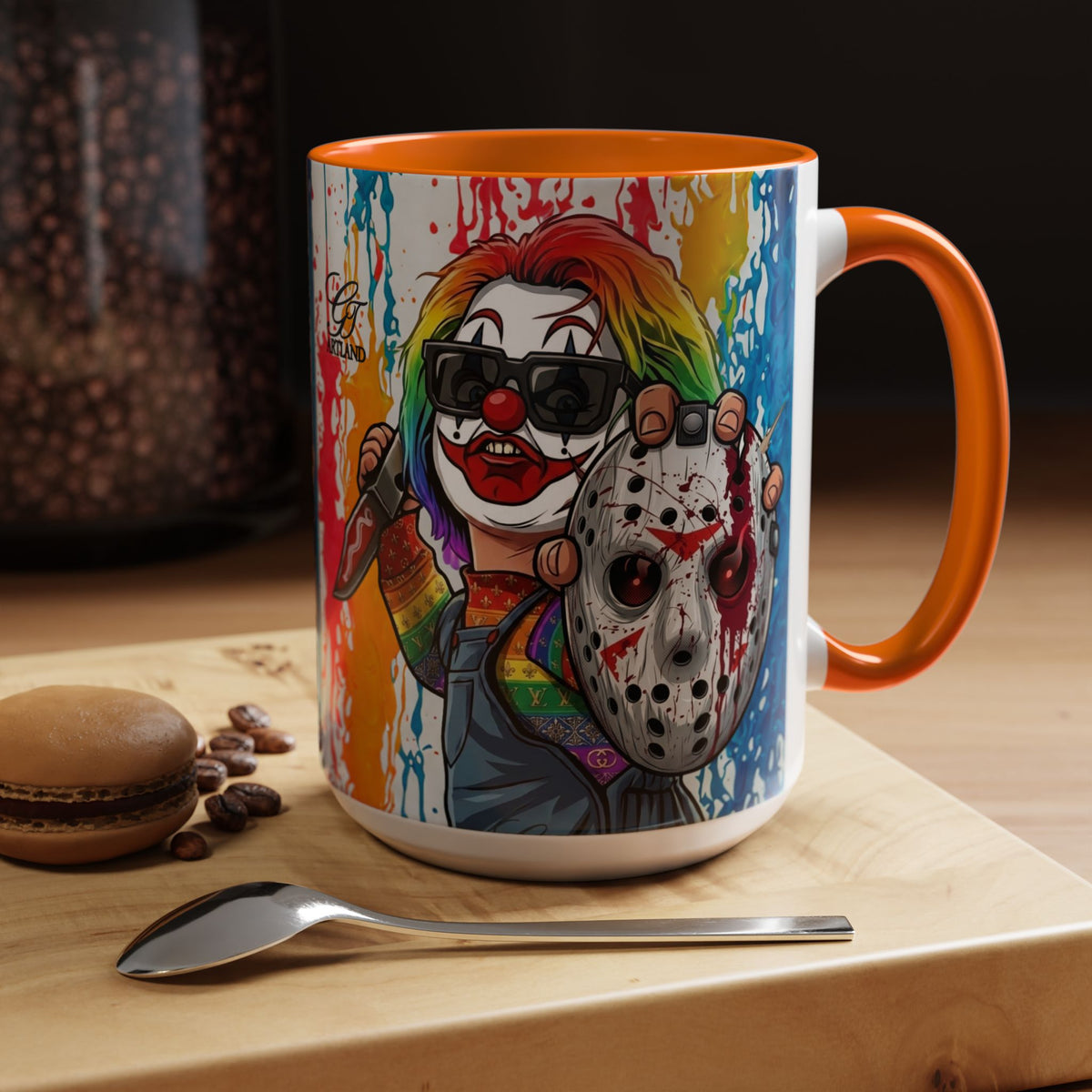 Rainbow Slasher Color Drip Designer GT Soldier Edition | Accent Coffee Mug 11oz 15oz