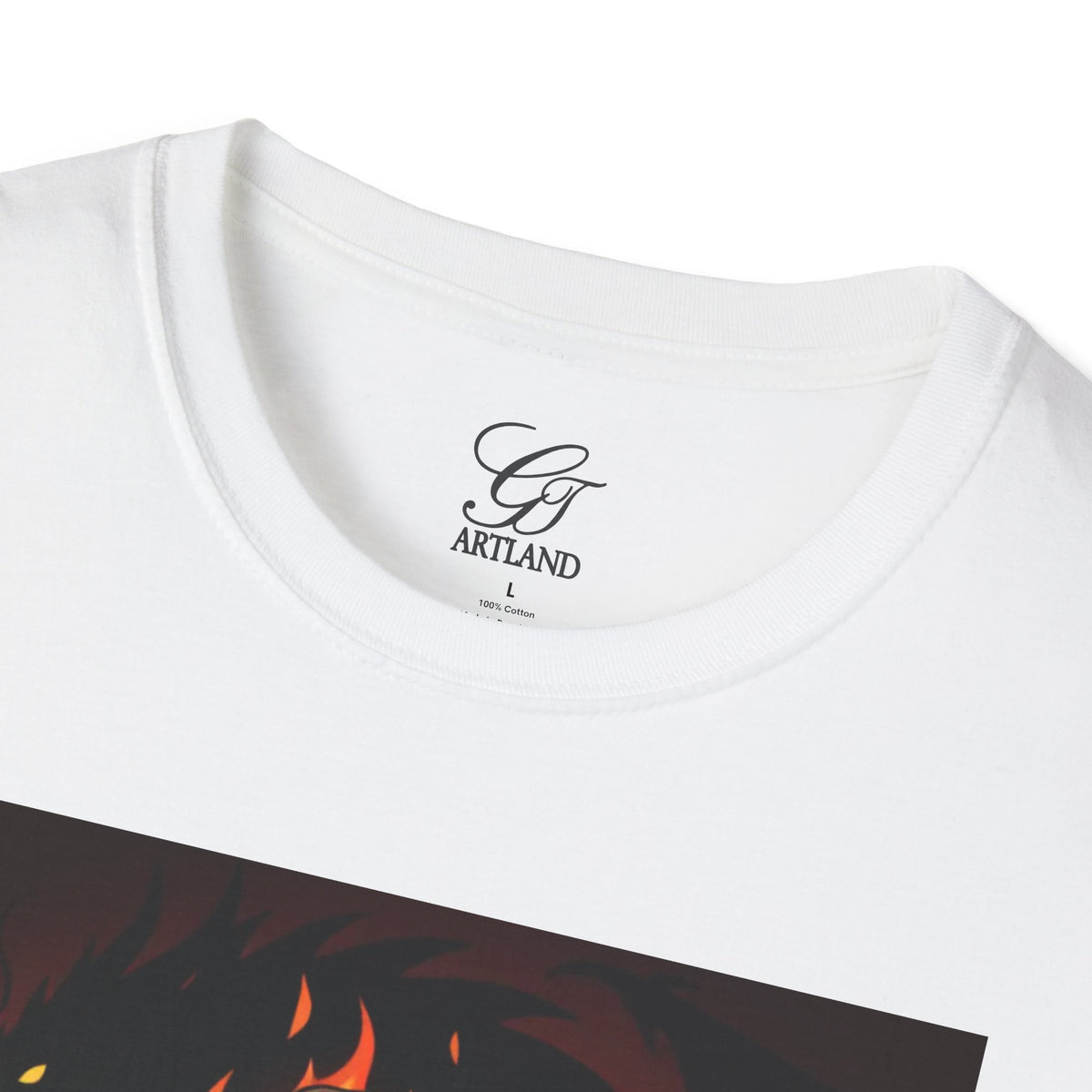 Karate Demon Chuck Norris Karate Fighter T-Shirt | Martial Arts Flame Illustration by GT Artland
