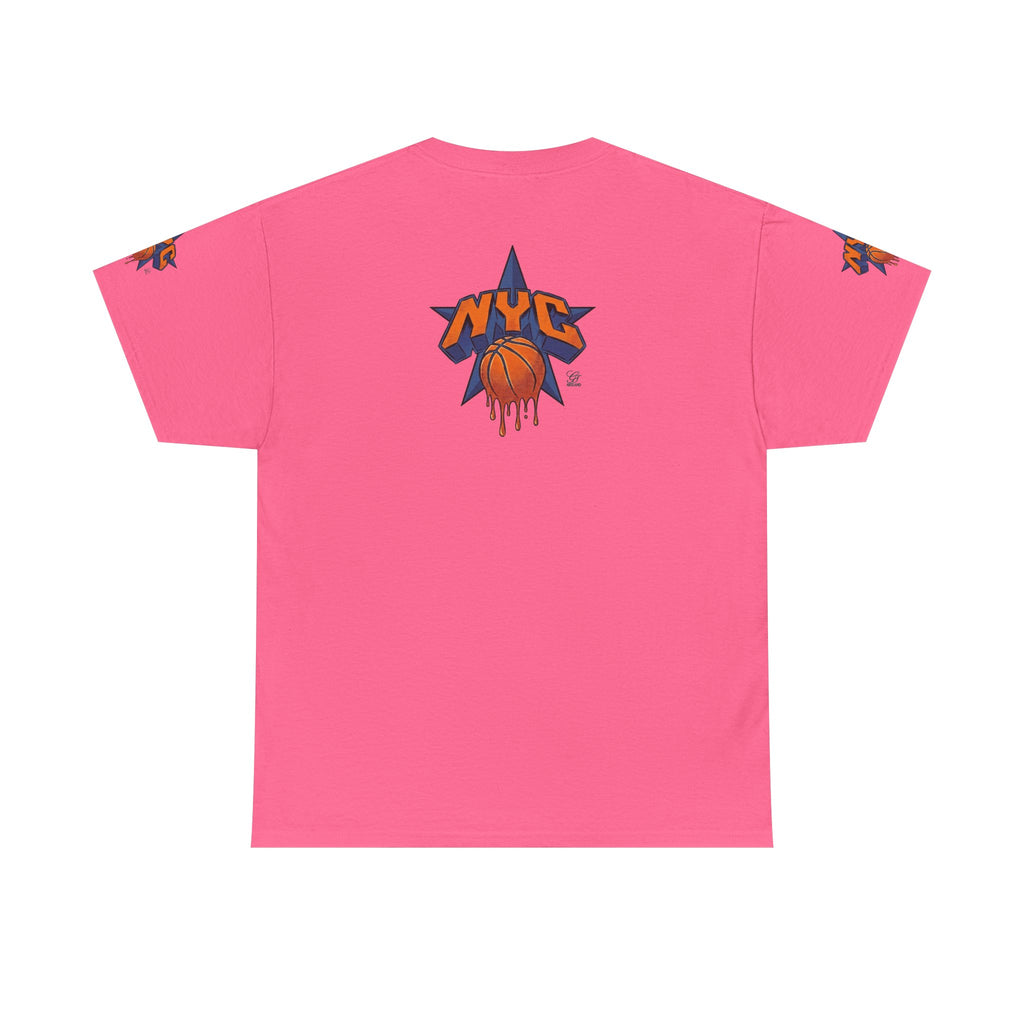 NYC Dripping Basketball Tee | New York City Hoops Shirt by GT Artland