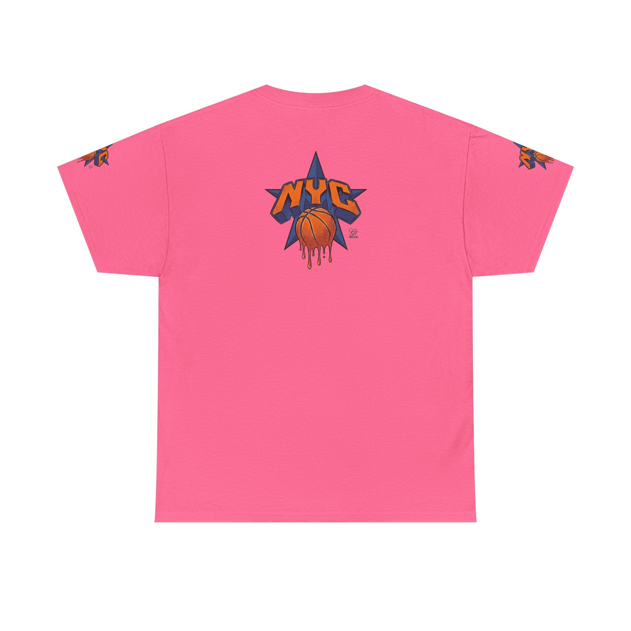 NYC Dripping Basketball Tee | New York City Hoops Shirt by GT Artland