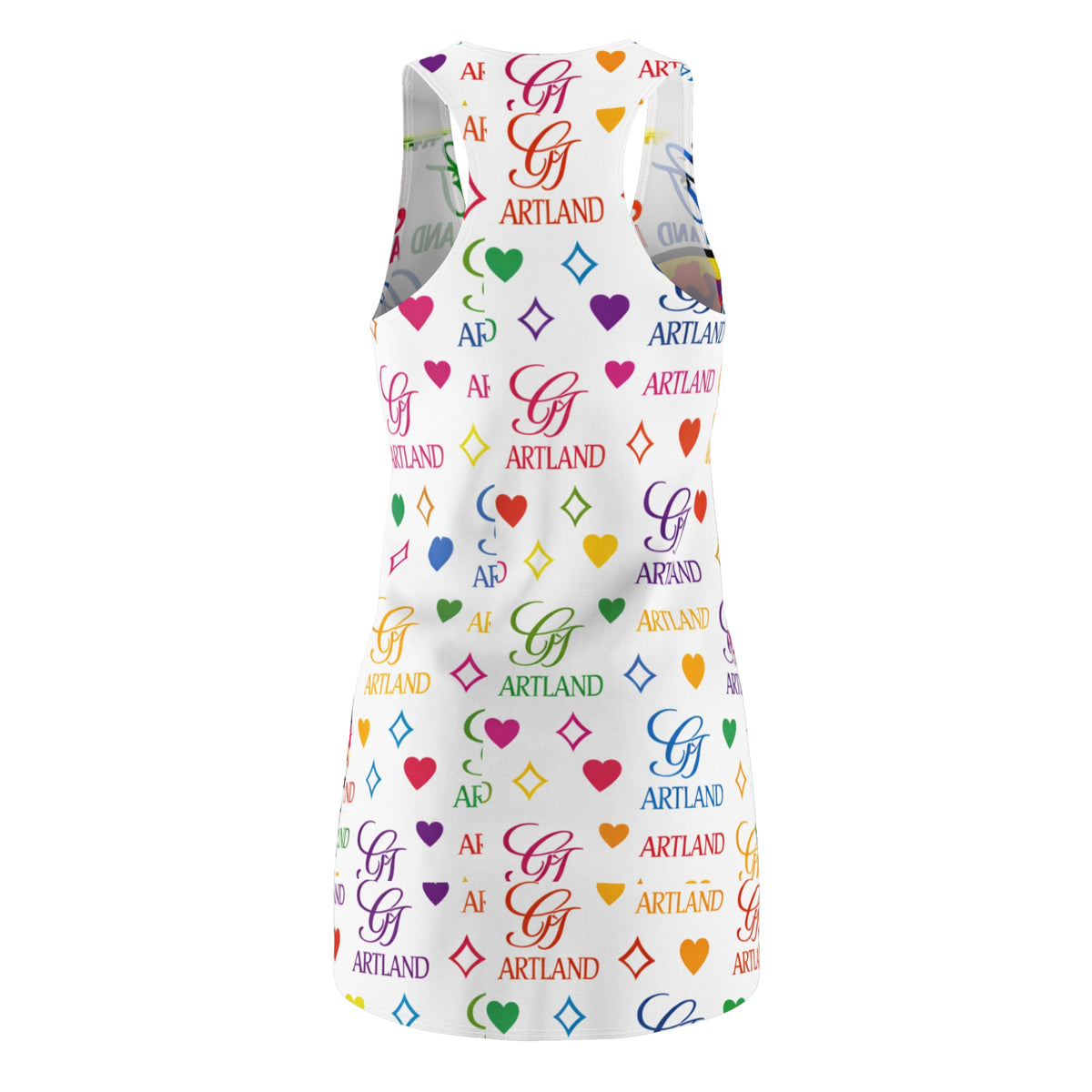 Colorful Urban Swag Killa Shark GT High Fashion Designer Dress | Racerback by GT Artland