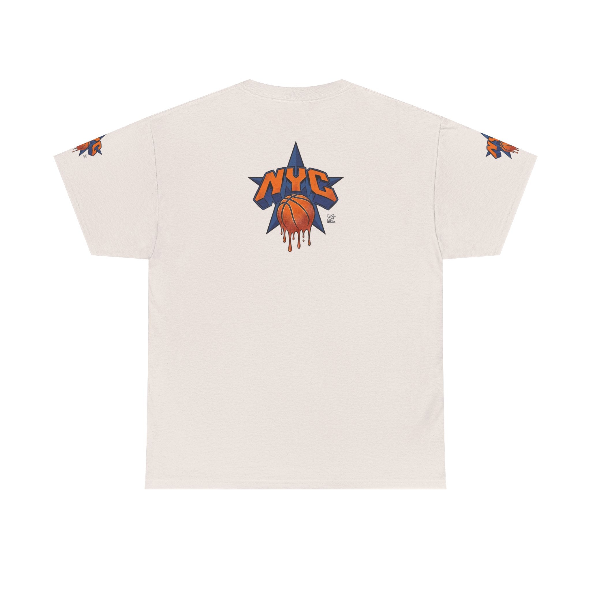 NYC Dripping Basketball Tee | New York City Hoops Shirt by GT Artland