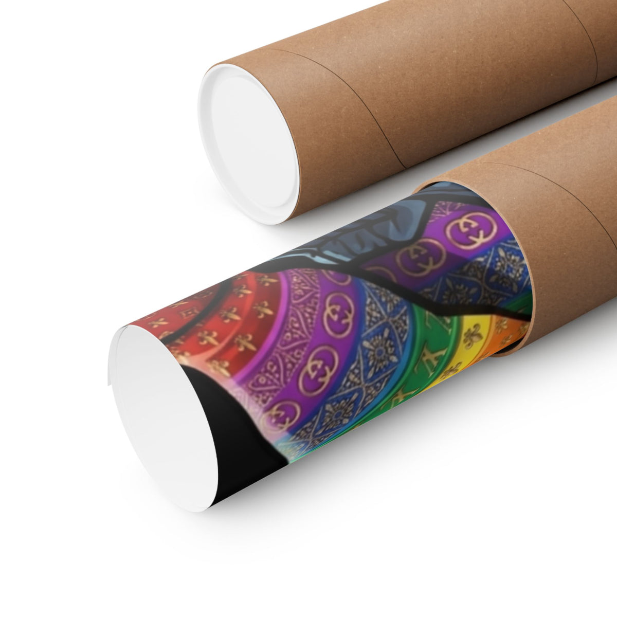 Rainbow Slasher Urban Designer Horror Matte Vertical Posters by GT Artland