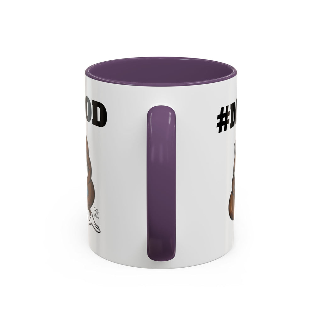 #MOOD Poop Emoji Accent Coffee Mug — Funny 11/15oz Novelty Mug by GT Artland