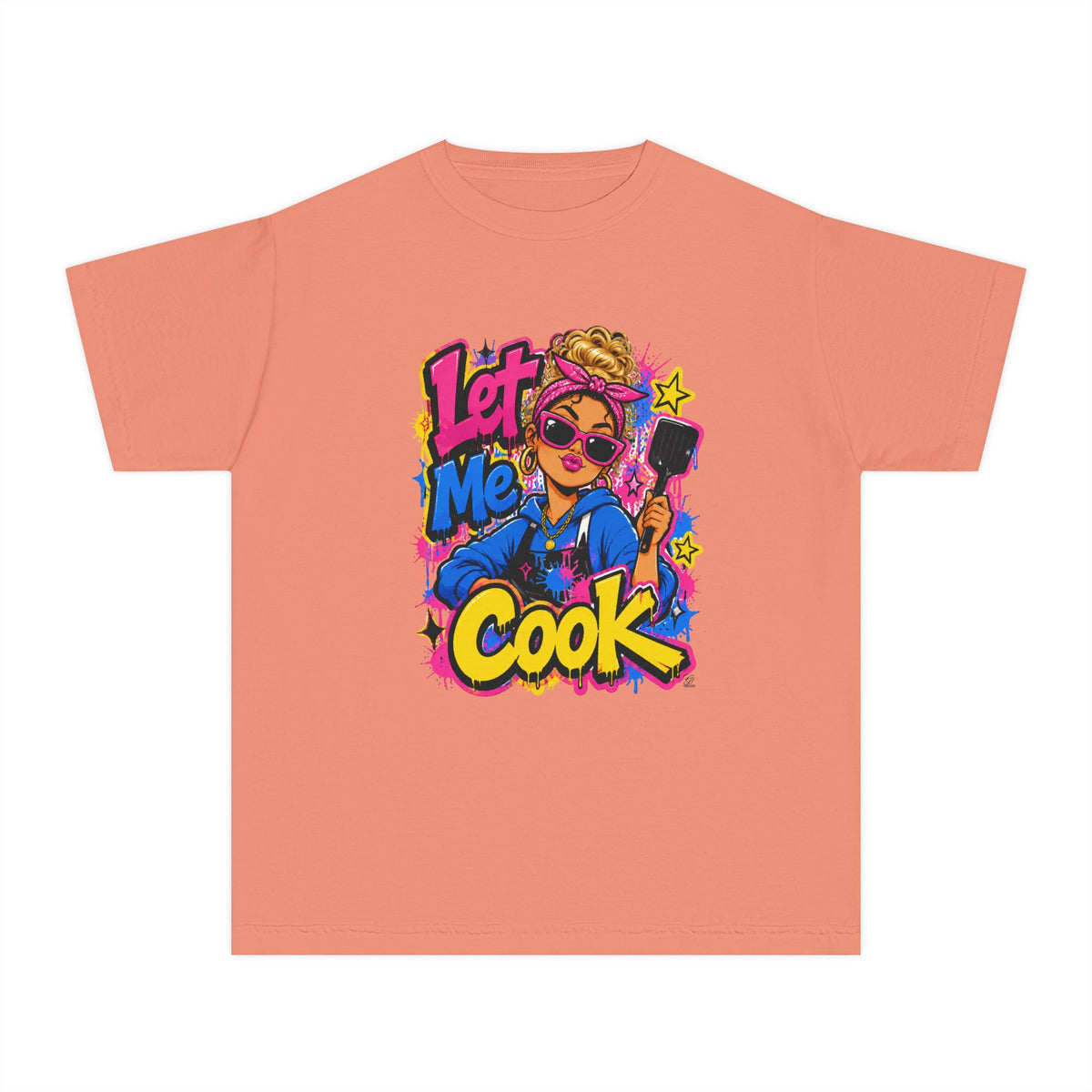 Let Me Cook Chef Girl Youth T-Shirt