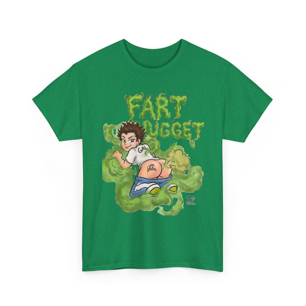 Fart Nugget graphic tee | Funny cartoon kid fart illustration T-Shirt