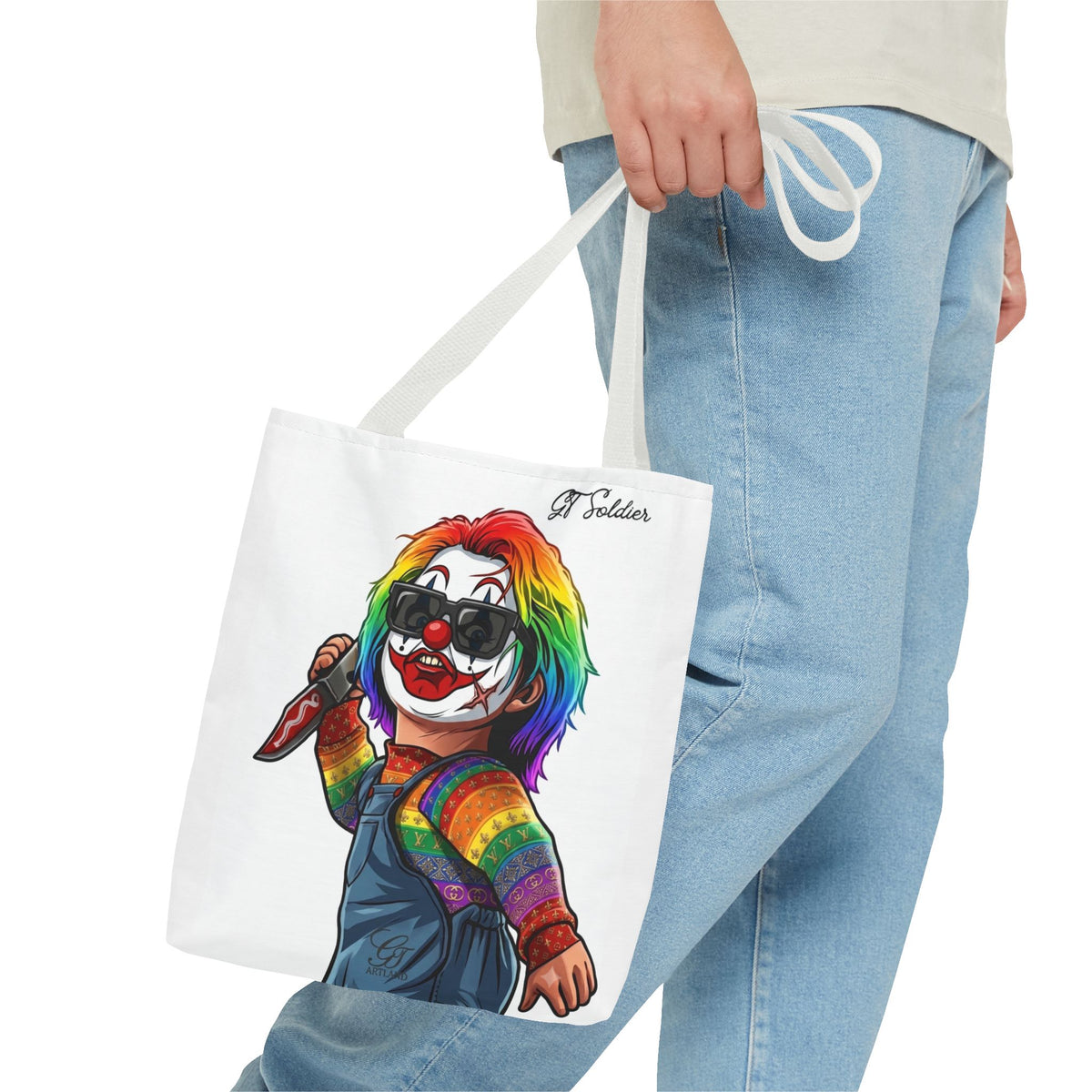 Rainbow Slasher Tote Bag GT soldier Edition by GT Artland