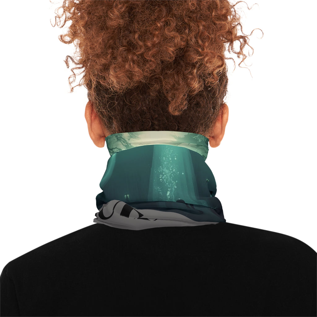 UFO UAP Underwater Gathering Neck Gaiter | Alien Sci‑Fi Face Covering