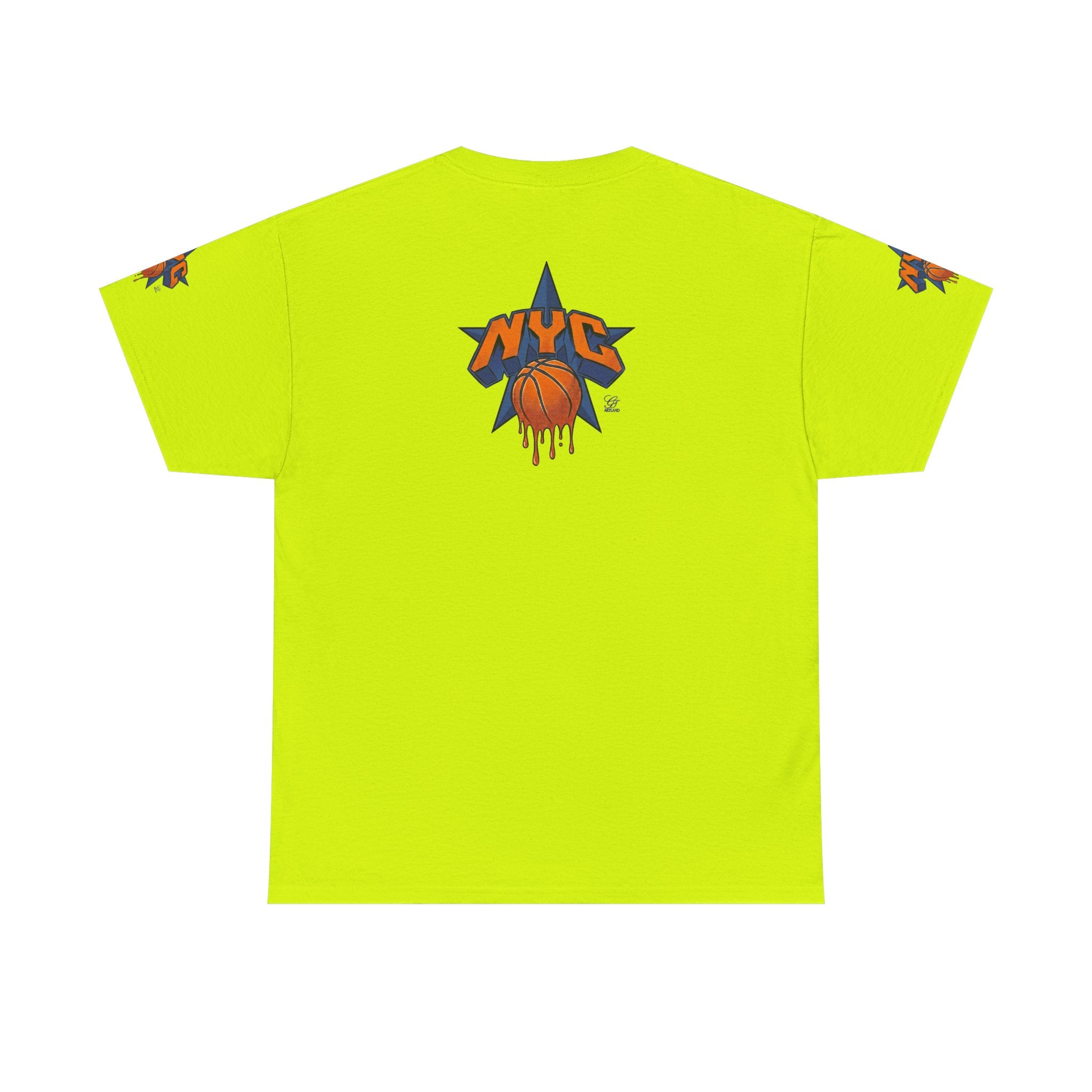 NYC Dripping Basketball Tee | New York City Hoops Shirt by GT Artland