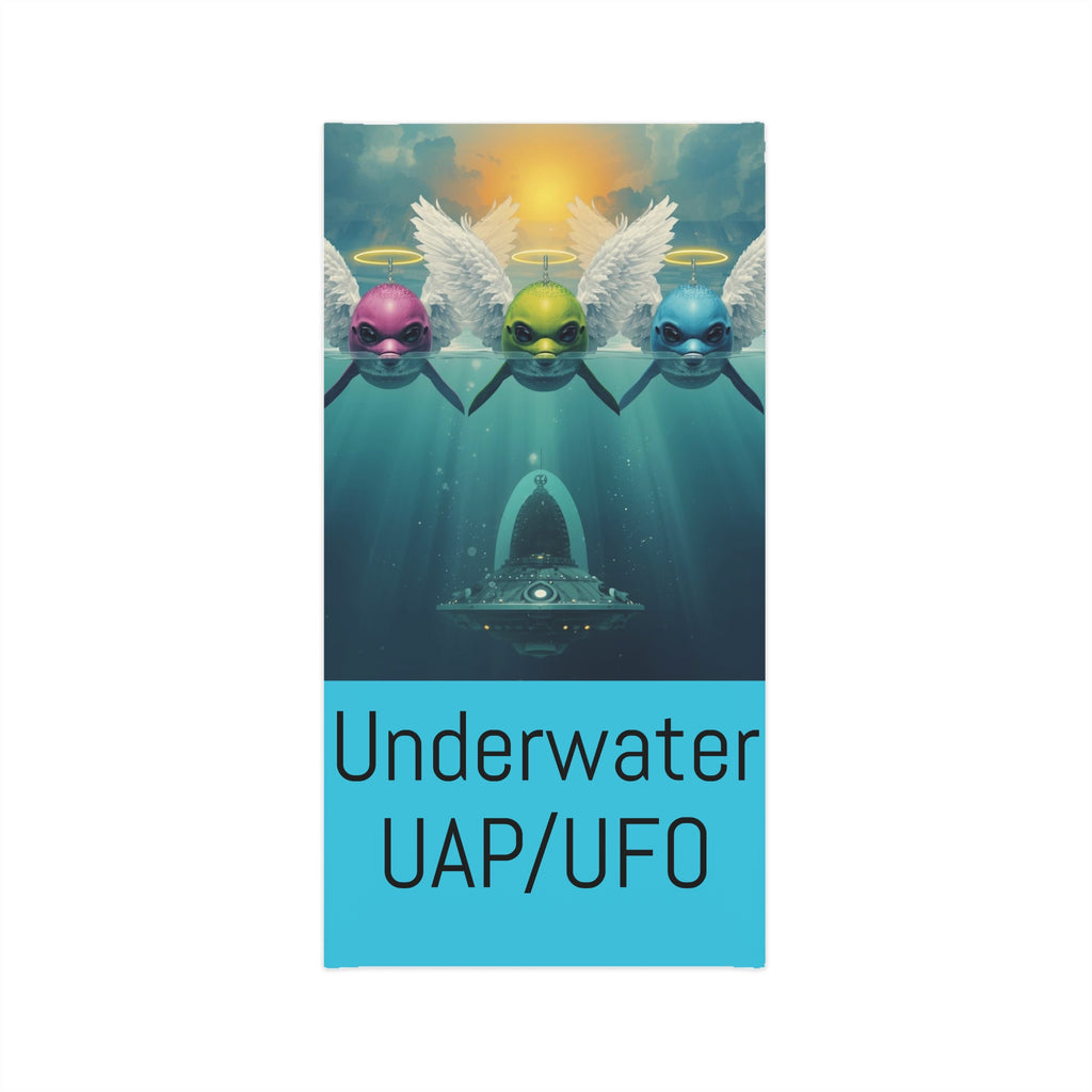 Underwater UAP UFO Neck Gaiter | Alien Sci-Fi Designed Face Mask by GT Artland