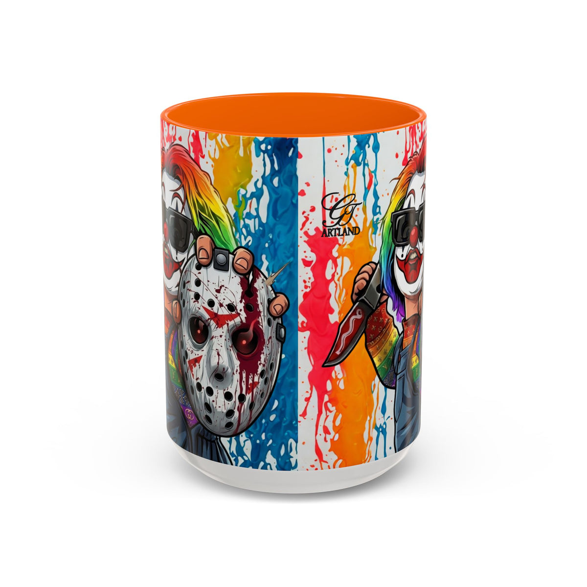 Rainbow Slasher Color Drip Designer GT Soldier Edition | Accent Coffee Mug 11oz 15oz