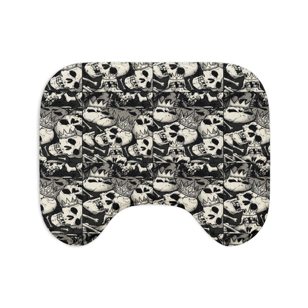 Skull N Bonez Designer Bathroom 3 Piece Rug and Toilet Mat Set by GT Artland