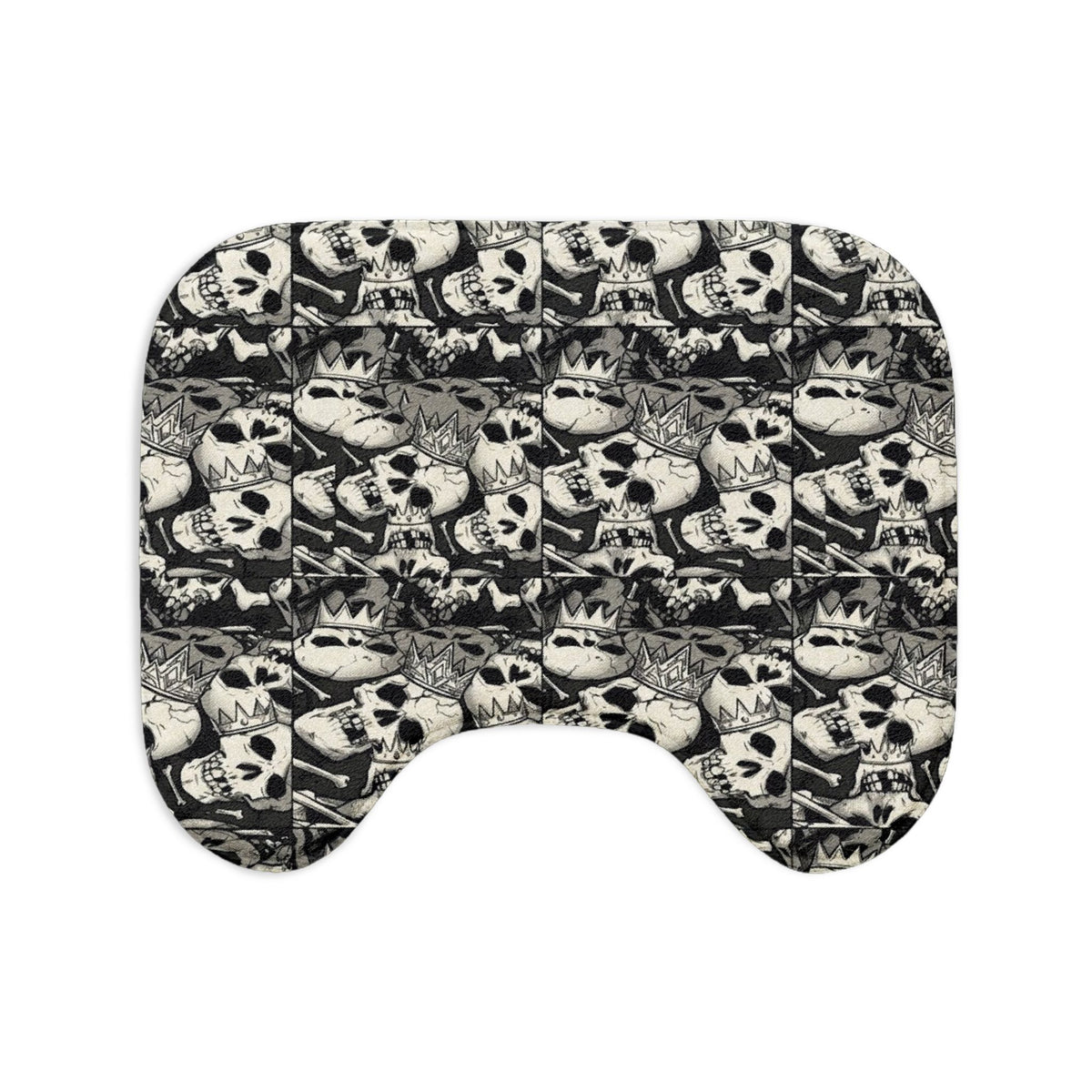 Skull N Bonez Designer Bathroom 3 Piece Rug and Toilet Mat Set by GT Artland