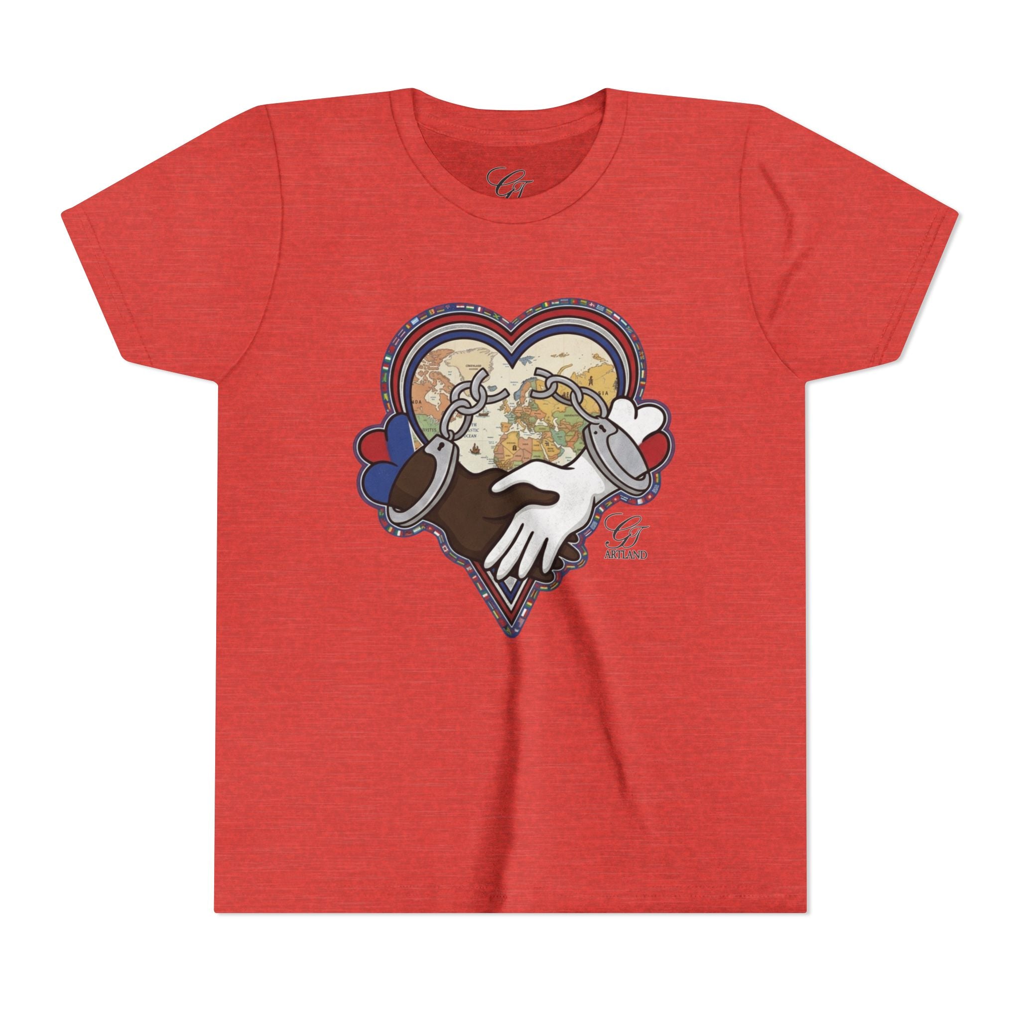 Heart Hands Graphic Tee | Youth Short Sleeve Tee by GT Artland