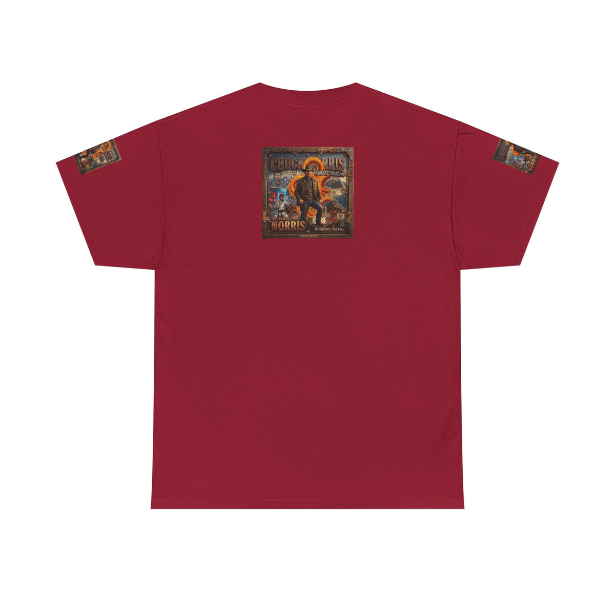 Retro Action Movie Poster T-Shirt | Vintage Fighter Hero Tee