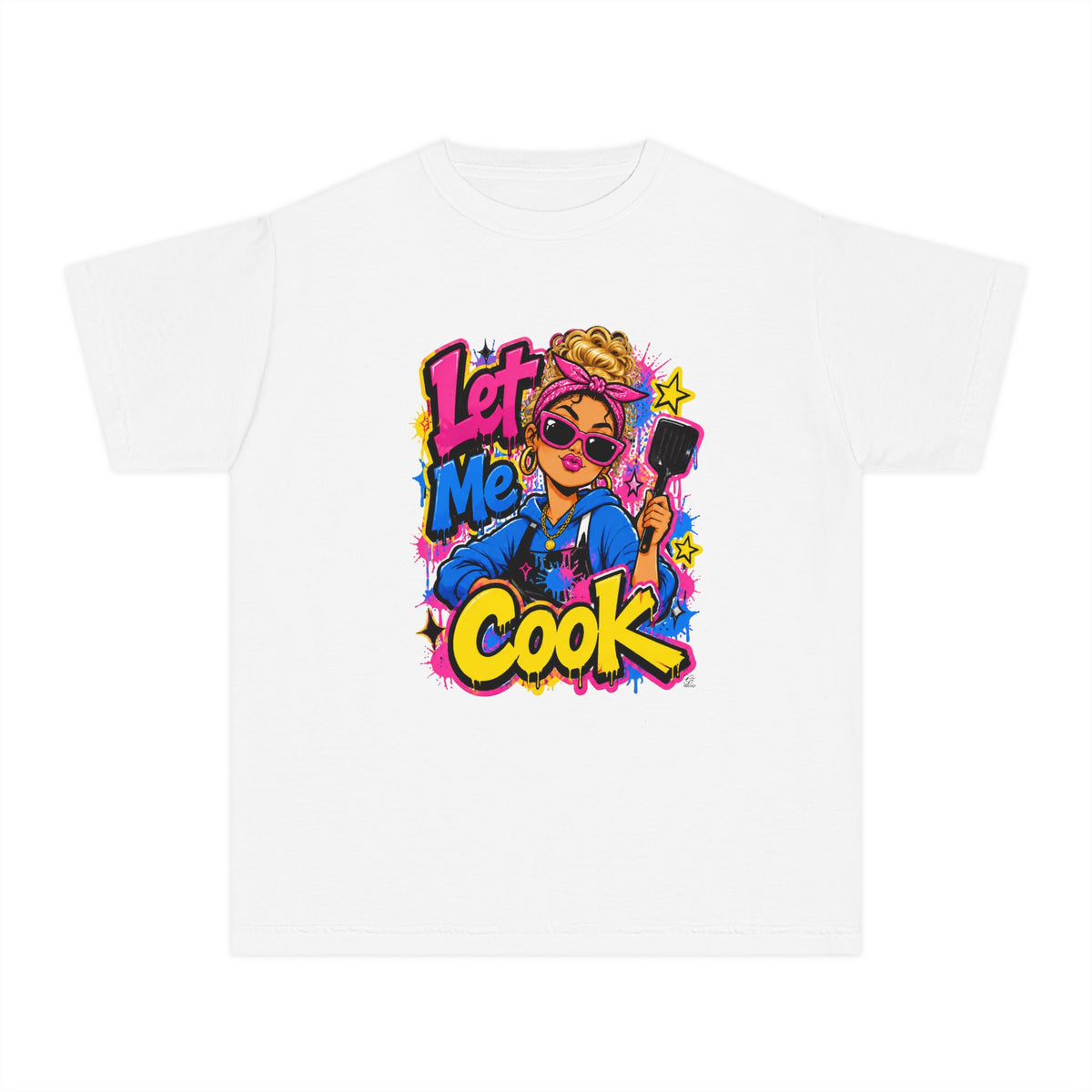 Let Me Cook Chef Girl Youth T-Shirt