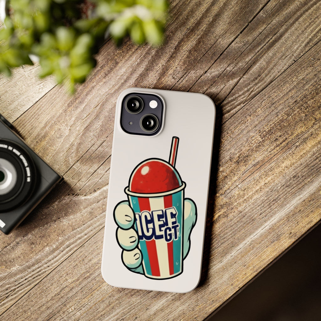 ICEE Slush Cup Slim Phone Case | Red White Blue Slushie