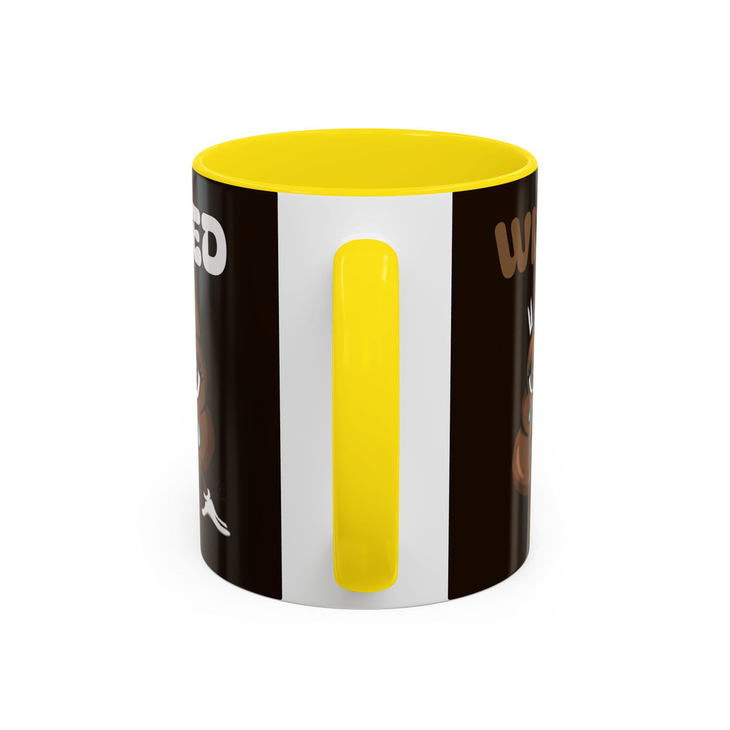 Coffee Mug - "Wired" Cute Poop Emoticon Design (11/15 oz) by GT Artland
