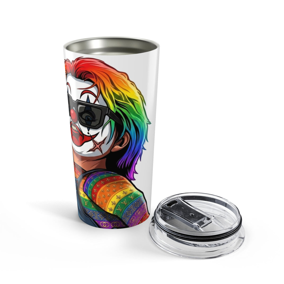 Rainbow Slasher Horror Drinkware by GT Artland