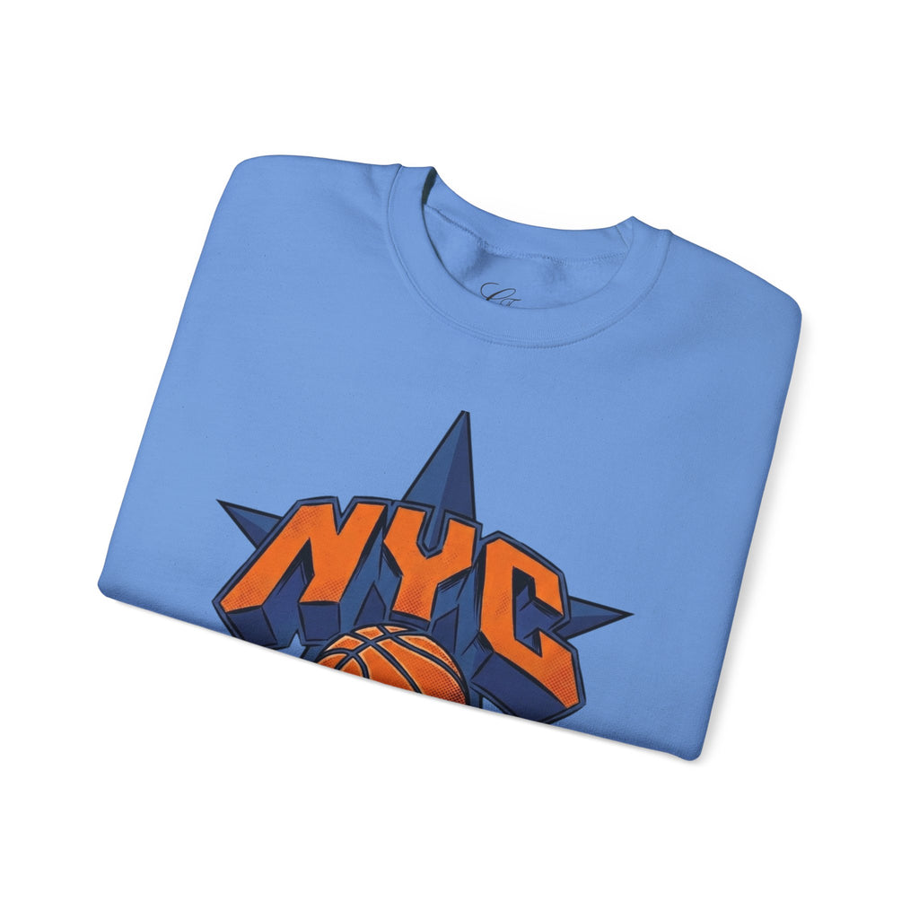NYC Basketball Drip Crewneck Sweatshirt