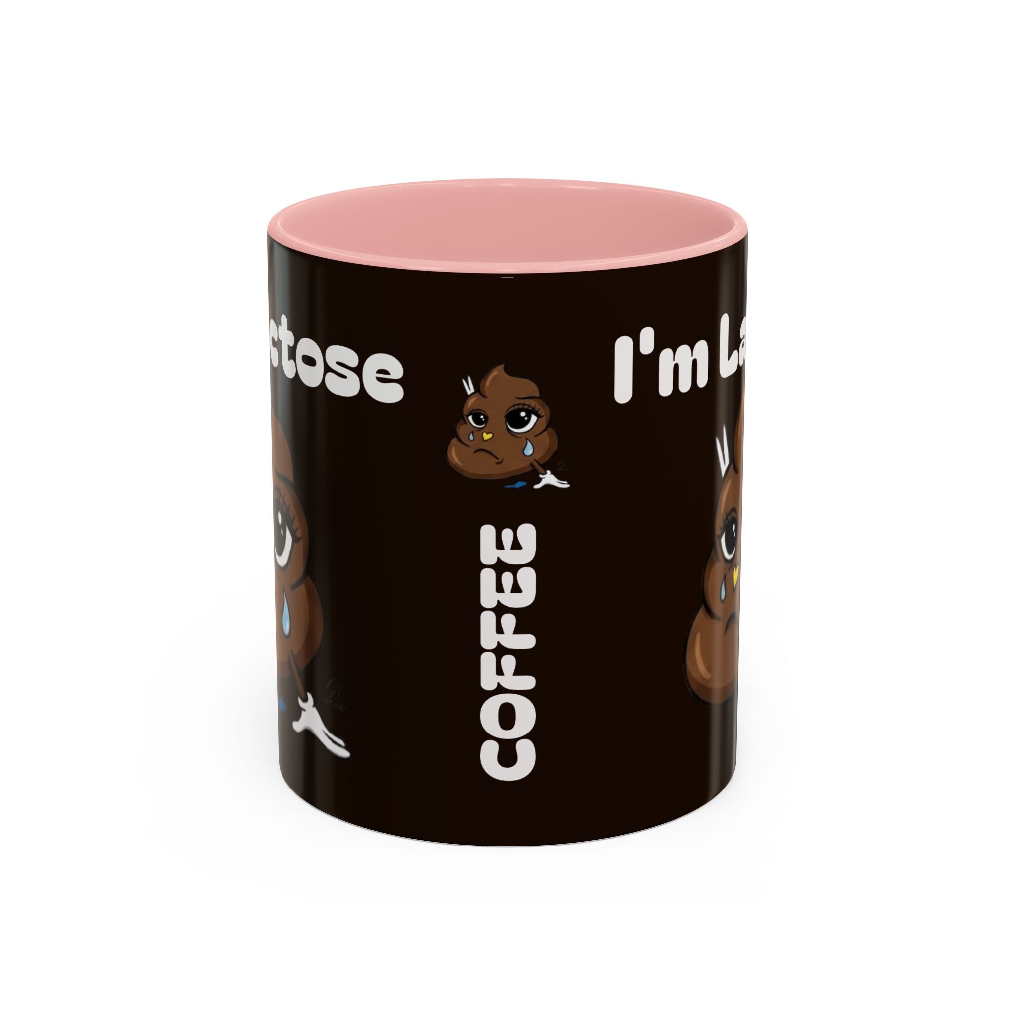 Coffee Mug — “I’m Lactose” Funny Poop Emoji Coffee Mug (11/15 oz) by GT Artland