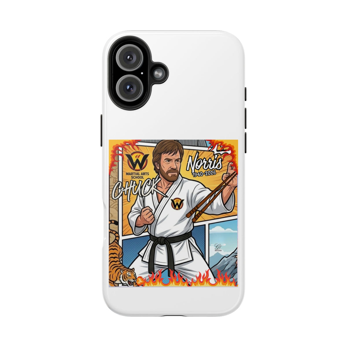 Chuck Norris Karate Tough Phone Case