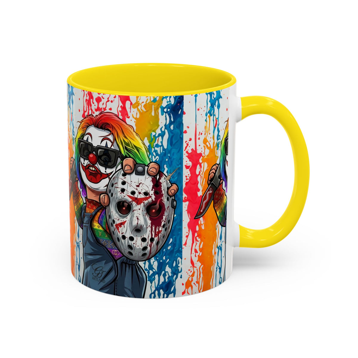Rainbow Slasher Horror Slasher Artwork by GT Artland