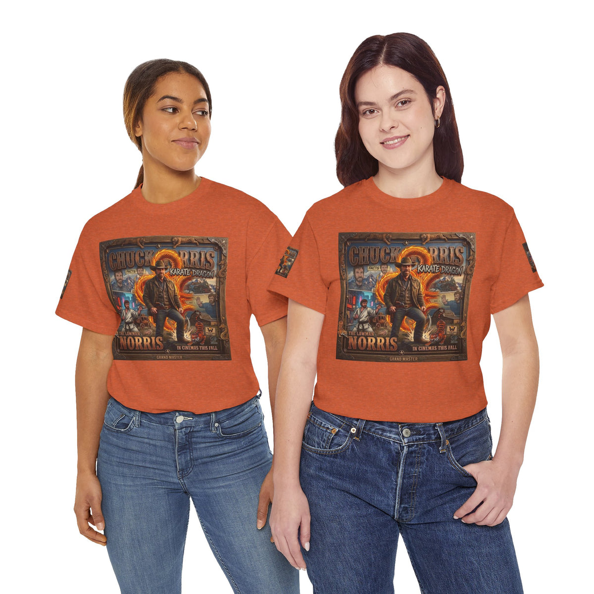 Retro Action Movie Poster T-Shirt | Vintage Fighter Hero Tee
