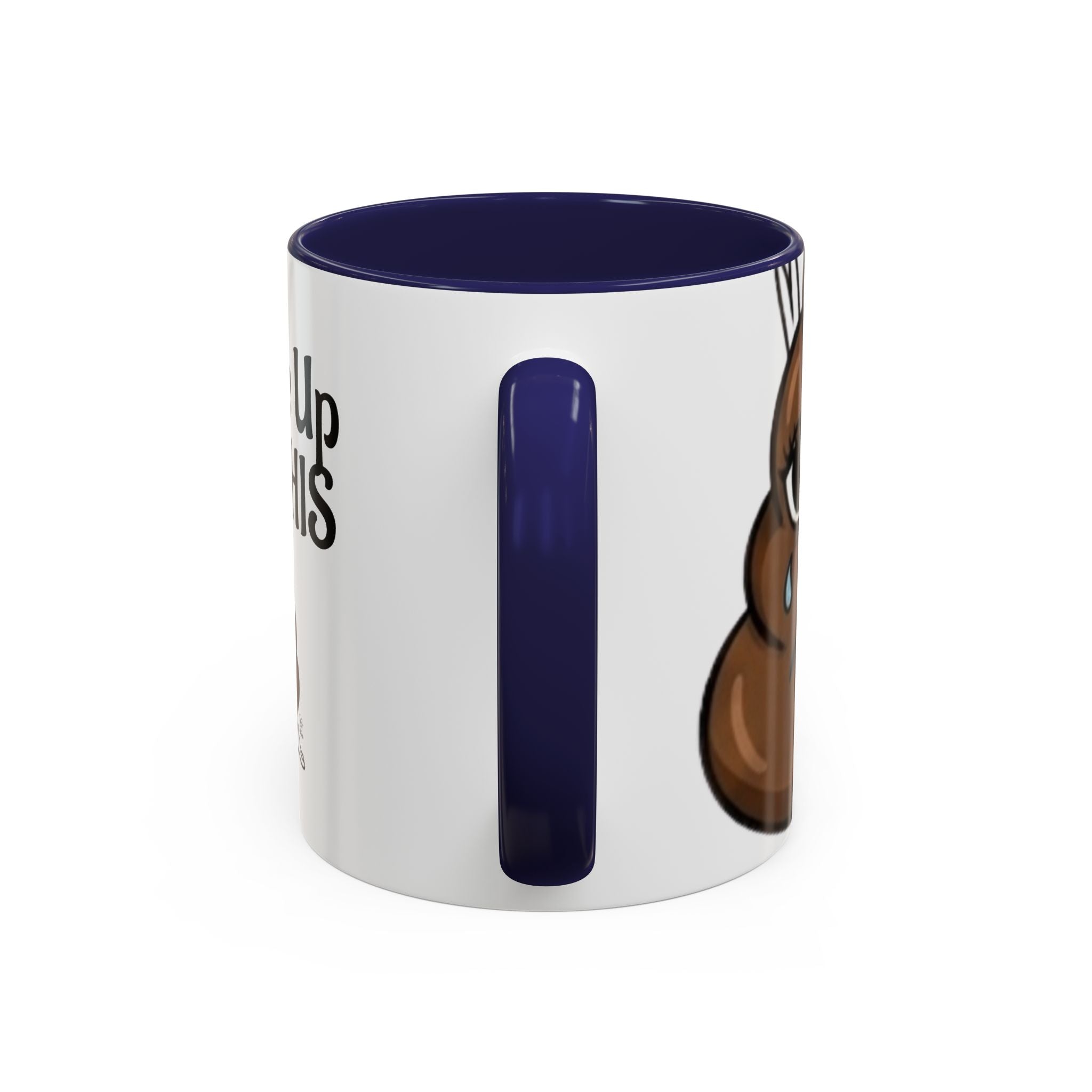 I Woke Up Like This Coffee Mug – Funny Poop Emoji Designer Accent Mug (11/15oz) by GT Artland