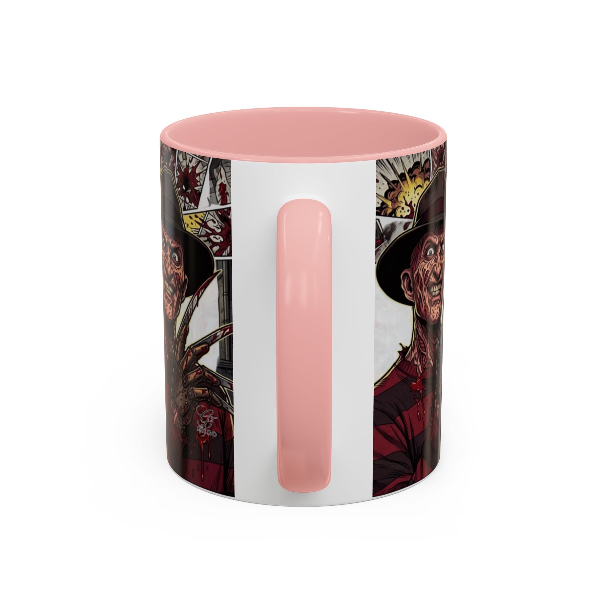 Elm Street Gangsta Horror Illustration COFFEE MUG | Horror Slasher Artwork by GT Artland