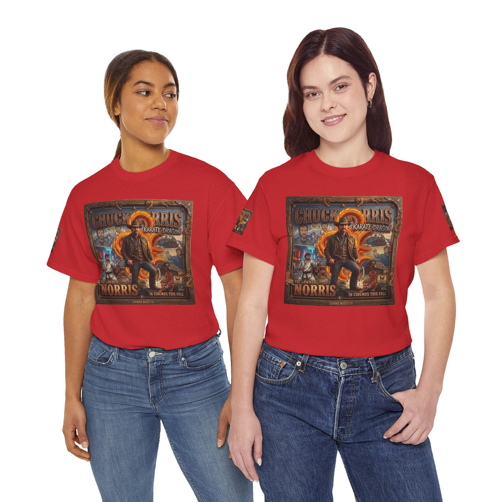 Retro Action Movie Poster T-Shirt | Vintage Fighter Hero Tee