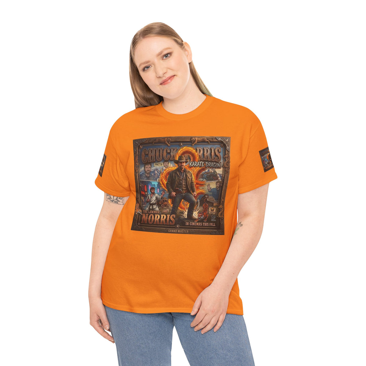 Retro Action Movie Poster T-Shirt | Vintage Fighter Hero Tee