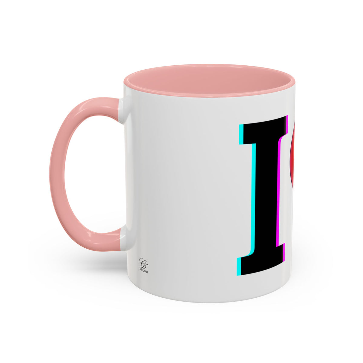 Winking Heart Graphic Mug | Accent Coffee Mug 11oz 15oz