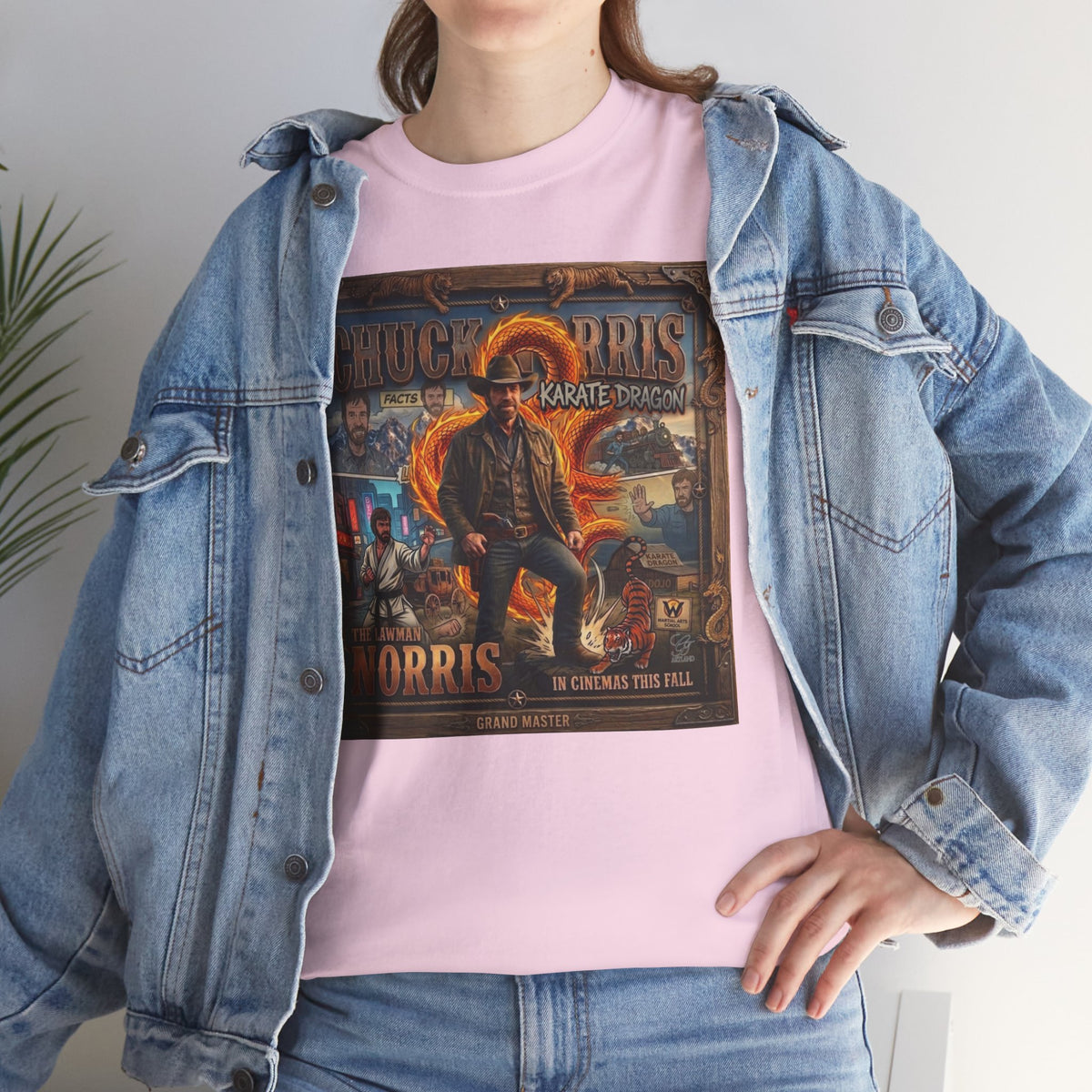 Retro Action Movie Poster T-Shirt | Vintage Fighter Hero Tee