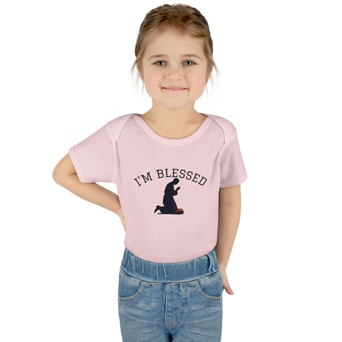 Praying Silhouette Infant Bodysuit | Baby Onesie