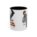 Martial Arts Chuck Norris Kick Butt Humor Character Mug | Accent Coffee Mug by GT Artland
