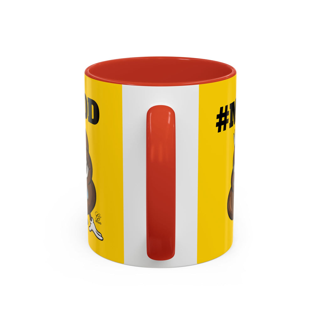 #MOOD Poop Emoji Accent Coffee Mug Yellow Edition — Funny 11/15oz Novelty Mug by GT Artland